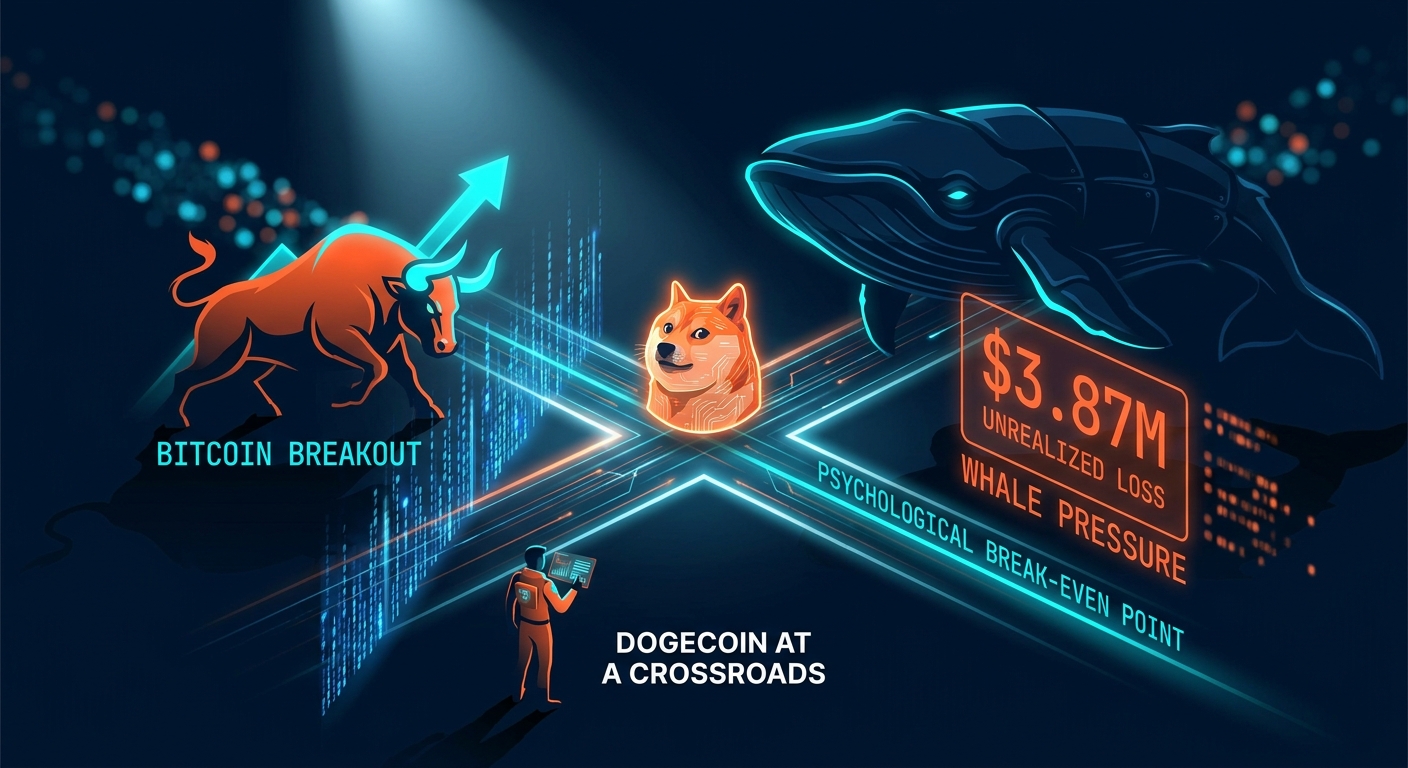 Dogecoin at a Crossroads: Bitcoin's Bull Signal Clashes with Major Whale Pressure