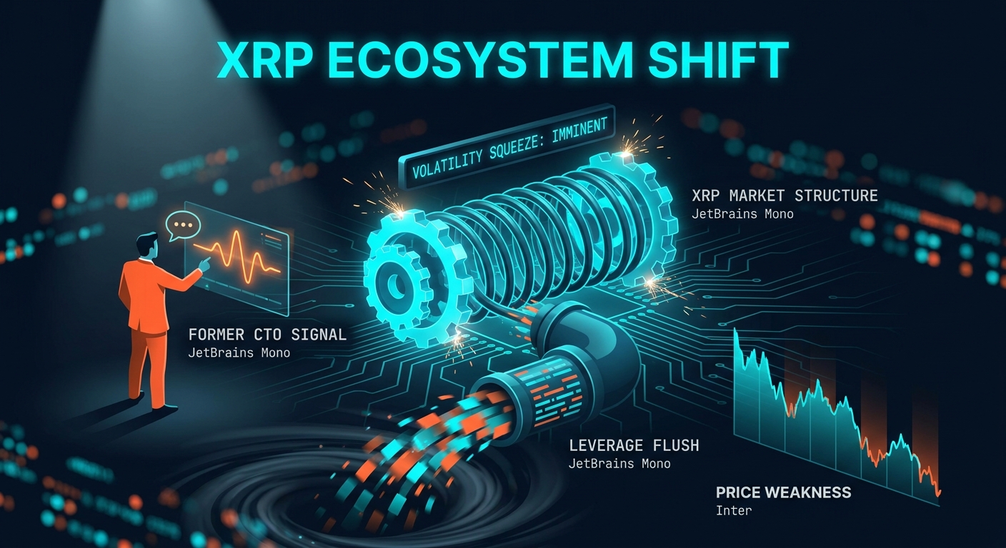 XRP Market Structure Coils for Volatility as Ripple Leadership Signals Shift in Ecosystem Focus