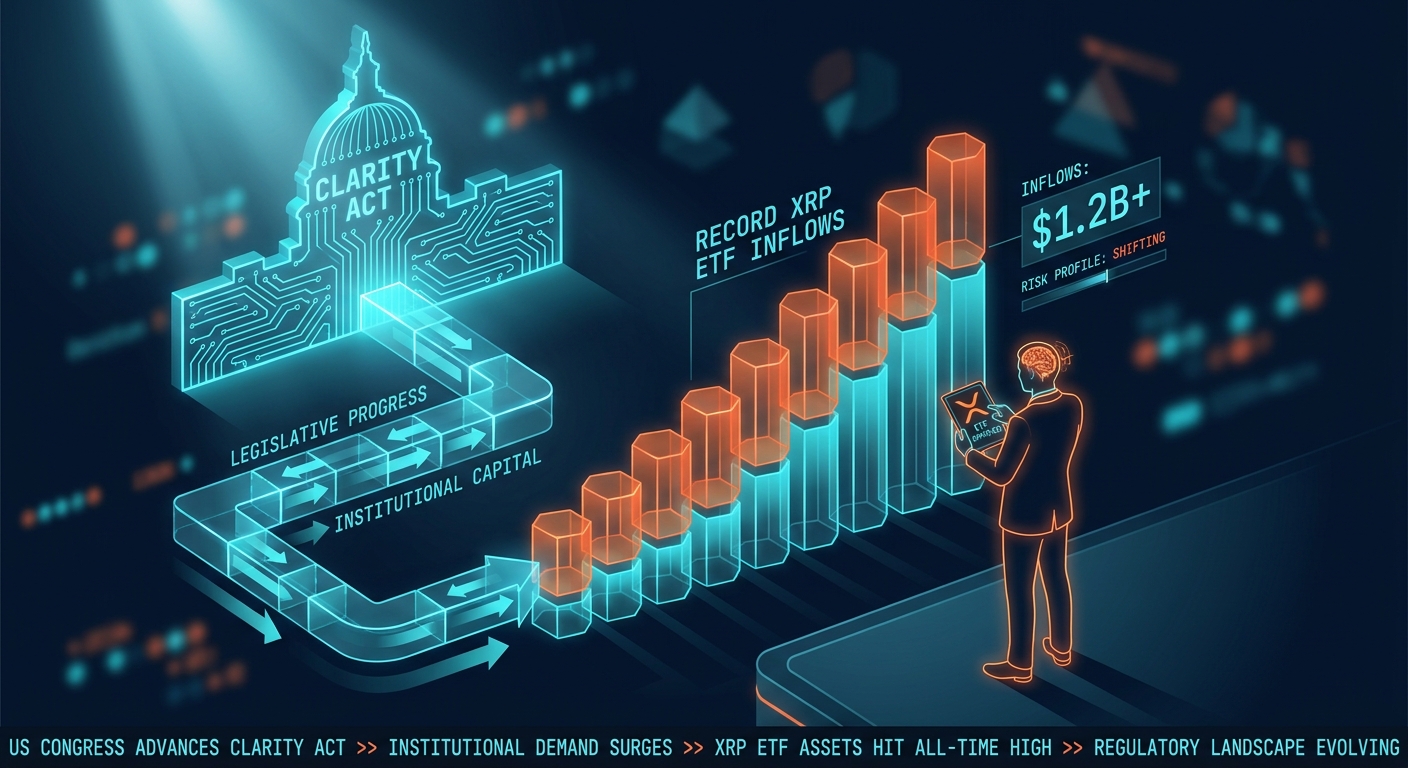 CLARITY Act Momentum Fuels Record XRP ETF Inflows