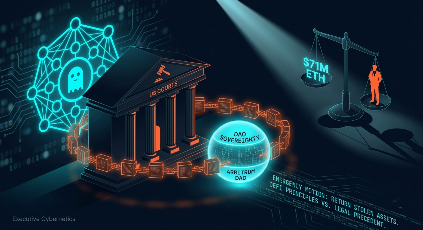 Aave Legal Battle Over $71M ETH Tests DAO Sovereignty in US Courts