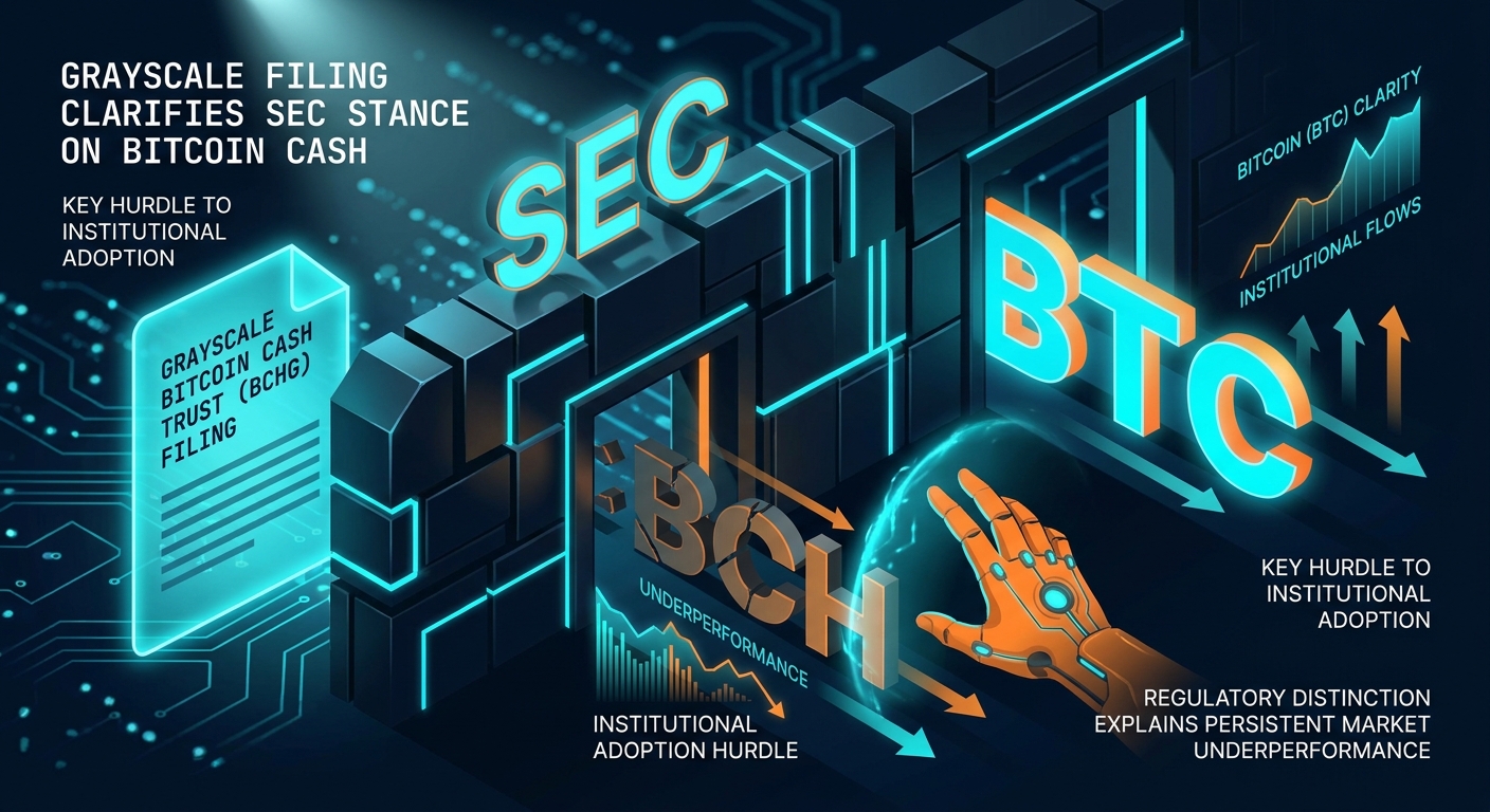 Grayscale Filing Clarifies SEC Stance on Bitcoin Cash, Highlighting Key Hurdle to Institutional Adoption