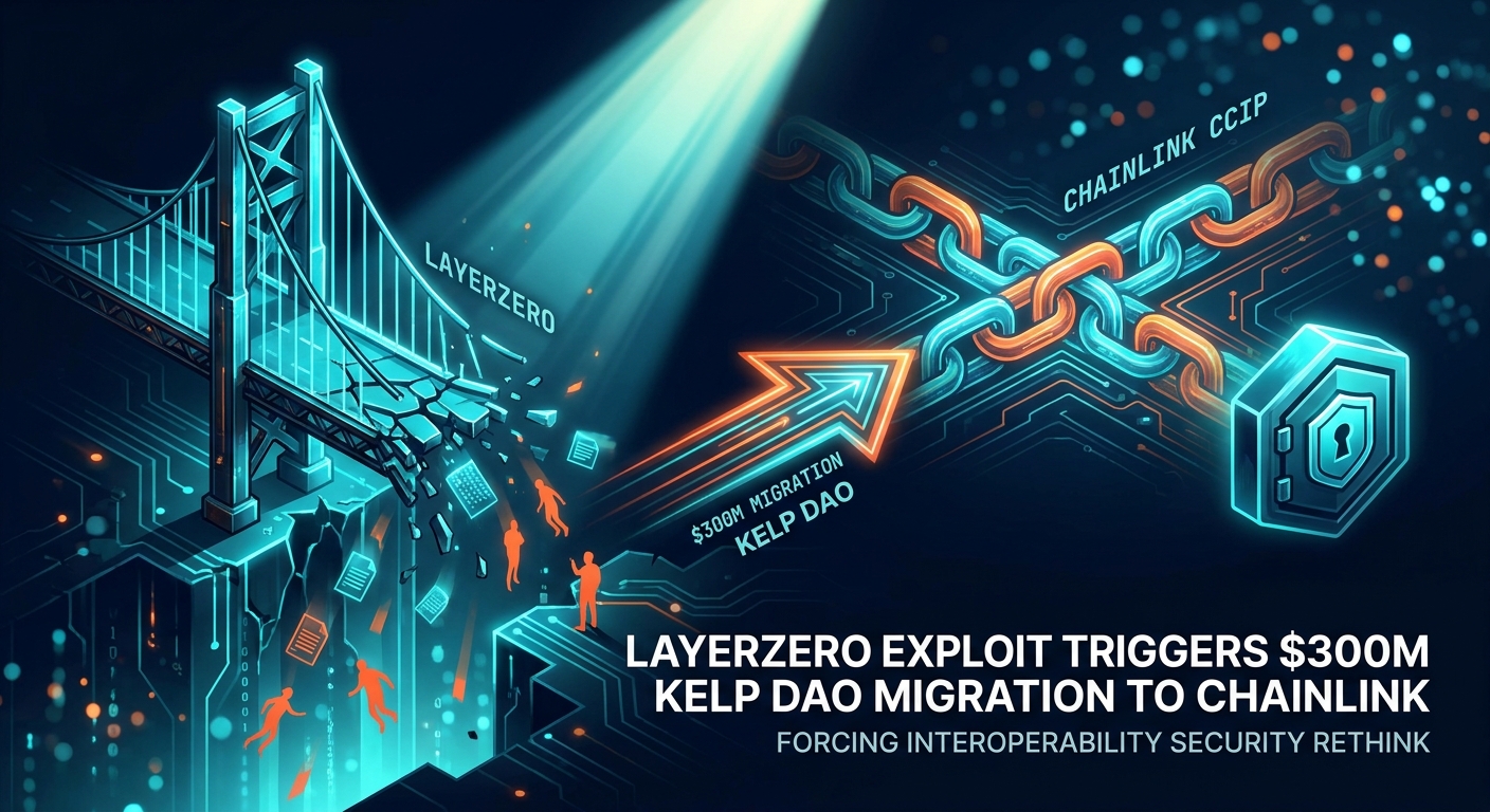 LayerZero Exploit Triggers $300M Kelp DAO Migration to Chainlink, Forcing Interoperability Security Rethink