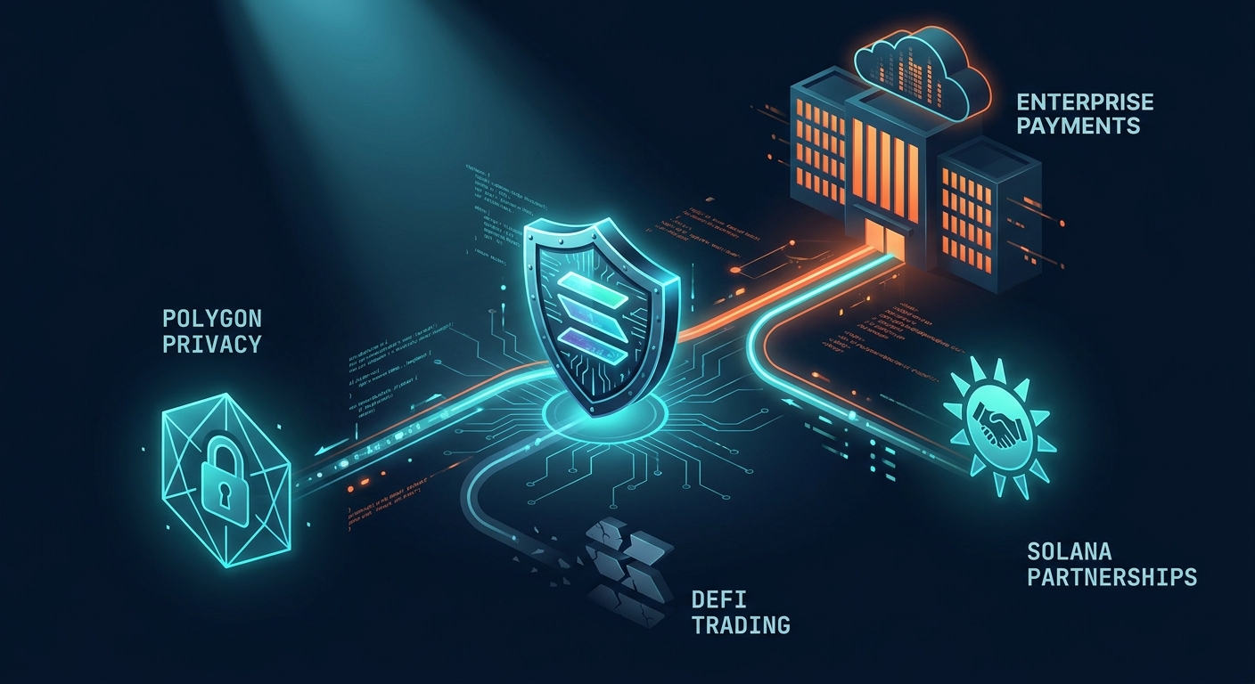 Stablecoin Battleground Shifts to Polygon and Solana as Enterprise Adoption Accelerates