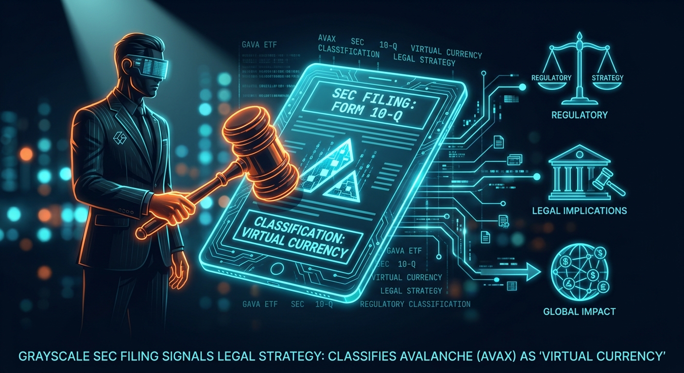 Grayscale SEC Filing Signals Legal Strategy: Classifies Avalanche (AVAX) as 'Virtual Currency'