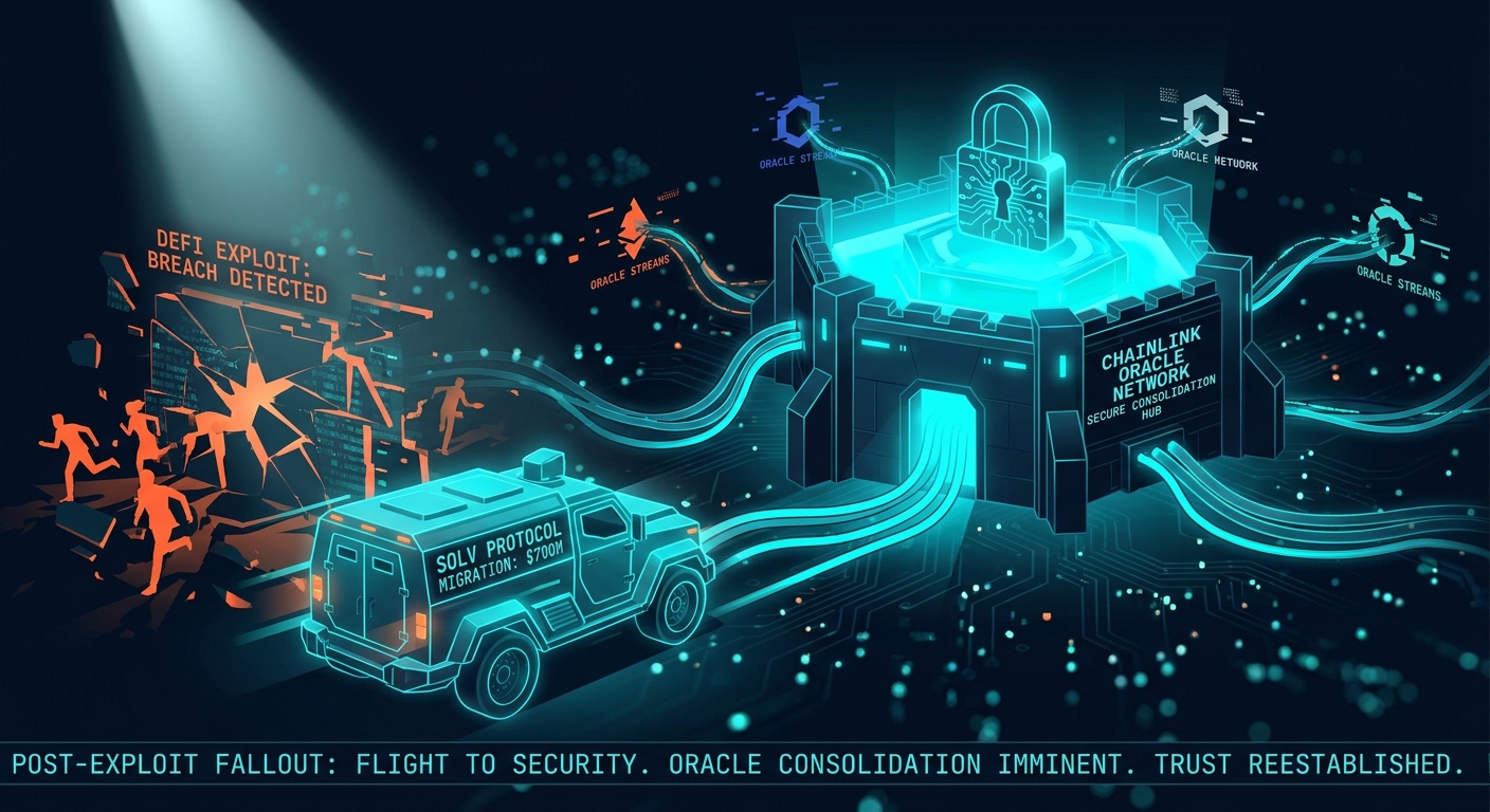 Post-Exploit Fallout: Solv Protocol Moves $700M to Chainlink, Signaling Oracle Consolidation