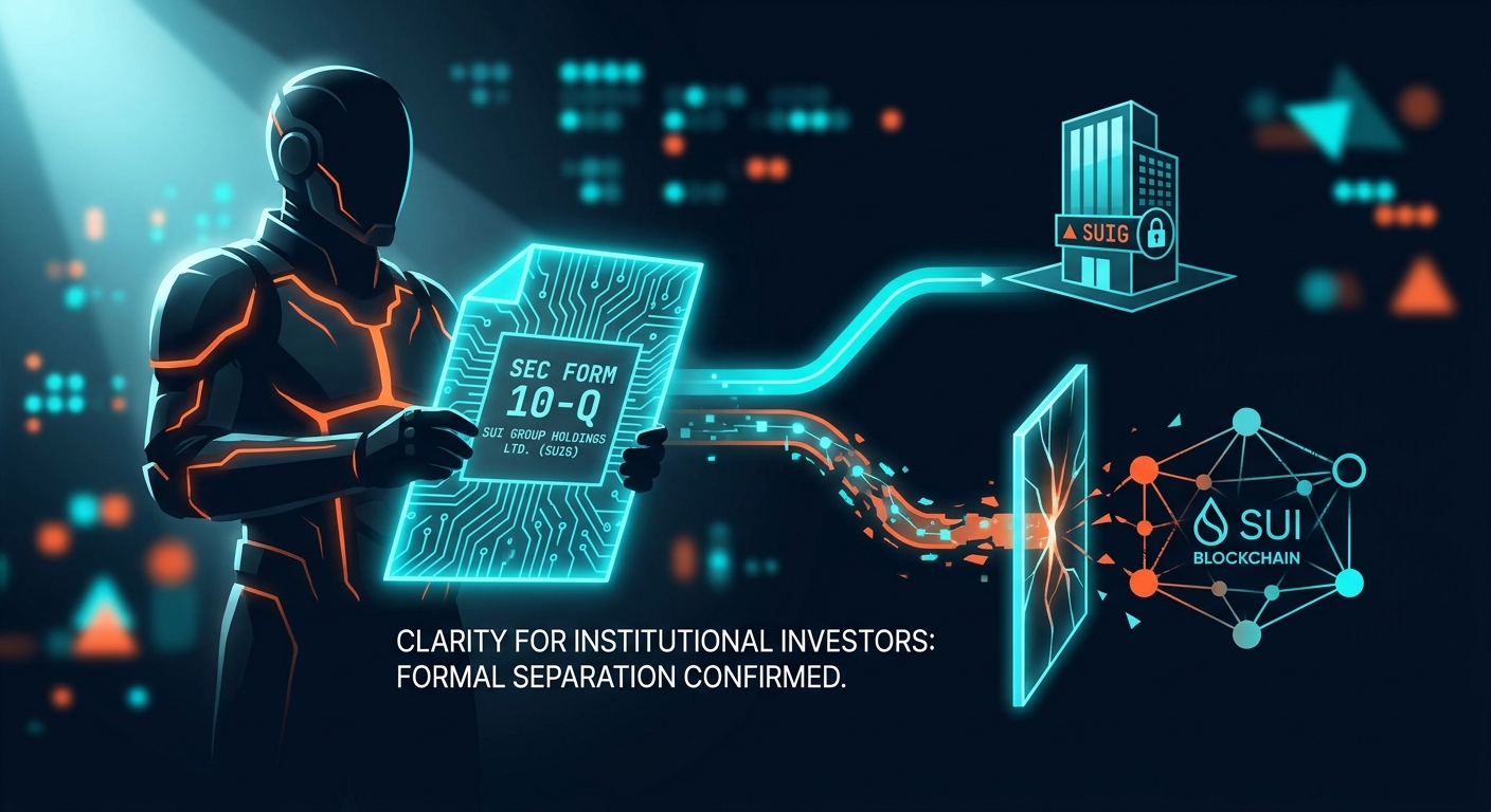 SUI Group Holdings (SUIG) SEC Filing Confirms No Affiliation with Sui Blockchain