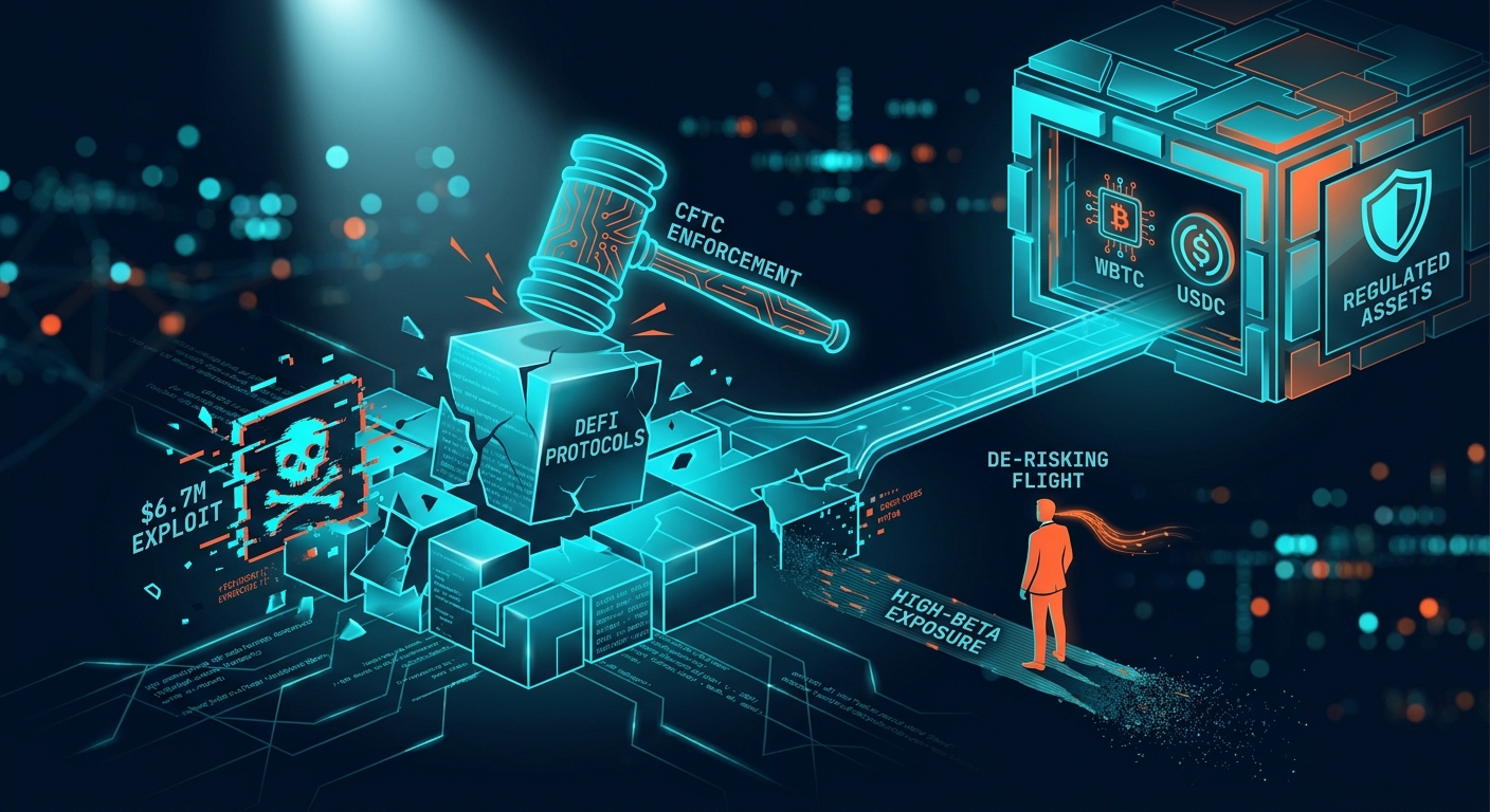 US Regulatory Action Triggers DeFi De-Risking, Drives Flight to Bitcoin and Regulated Stablecoins