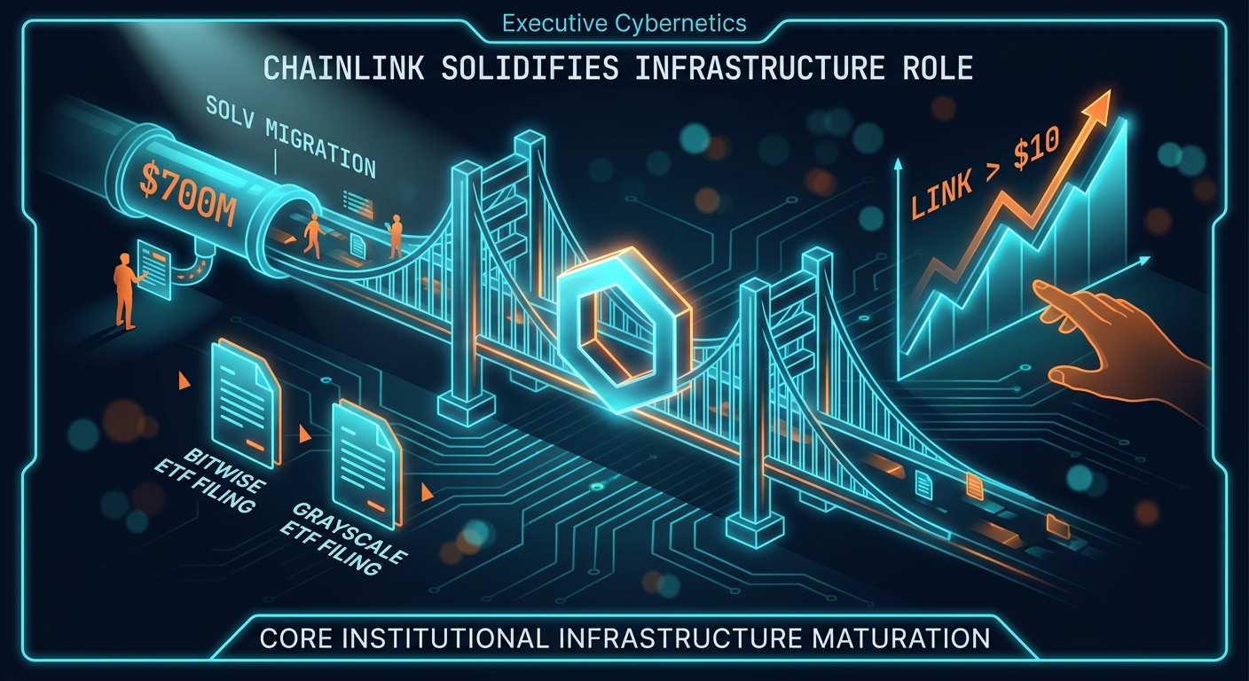 Chainlink Solidifies Infrastructure Role as Solv Migrates $700M and Spot ETF Filings Surface