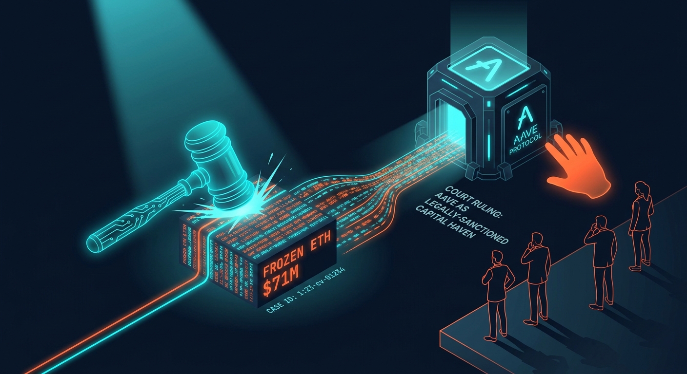 Court Ruling on $71M Ethereum Transfer Positions Aave as Legally-Sanctioned Capital Haven
