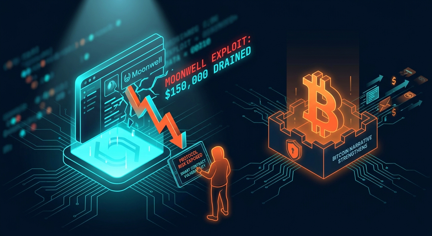 Moonwell Exploit Drains $150,000, Exposing Protocol Risk as Bitcoin Narrative Strengthens