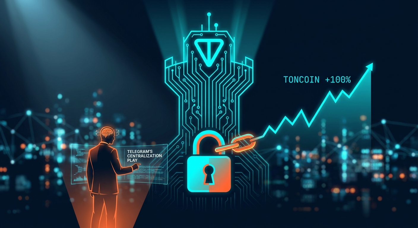 Telegram's Centralization Play: Why It Drove Toncoin's 100% Price Surge