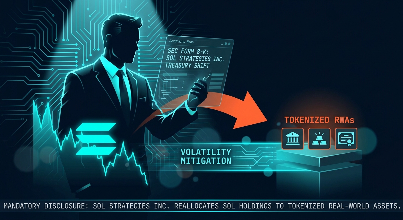 SOL Strategies Inc. SEC Filing Signals Treasury Shift from Solana to Tokenized RWAs