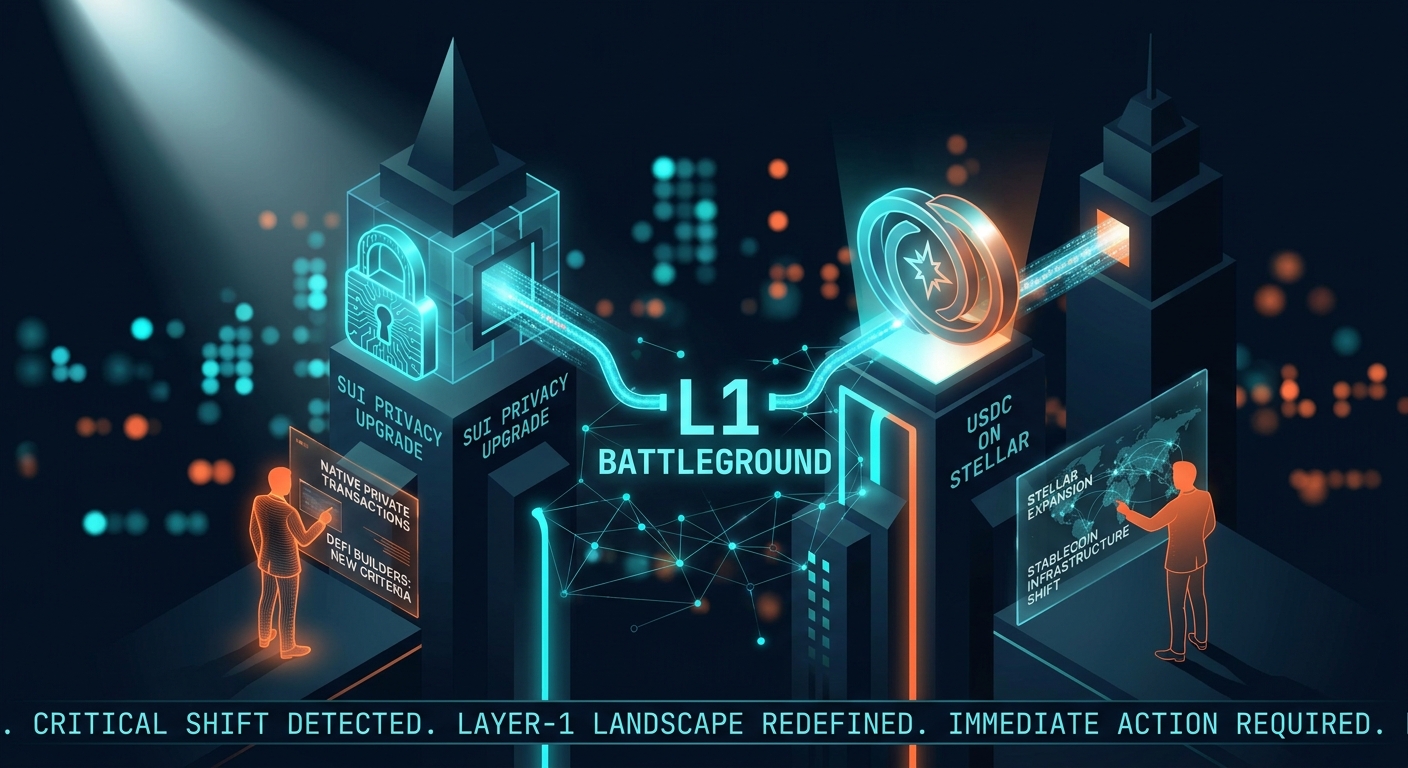 Sui's Privacy Upgrade and USDC's Stellar Expansion Signal New Era for Stablecoin Infrastructure