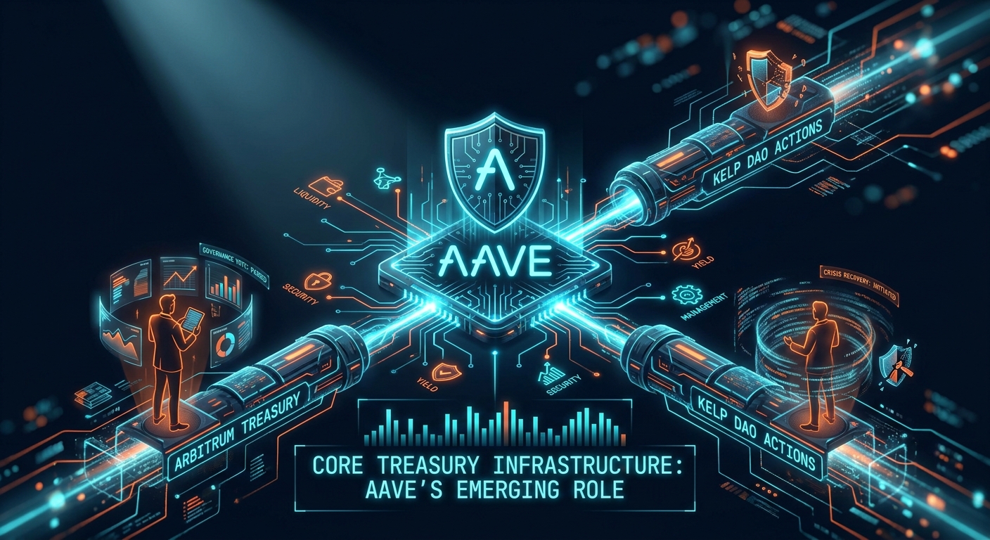 Arbitrum and Kelp DAO Actions Signal Aave's Rise as Core Treasury Infrastructure
