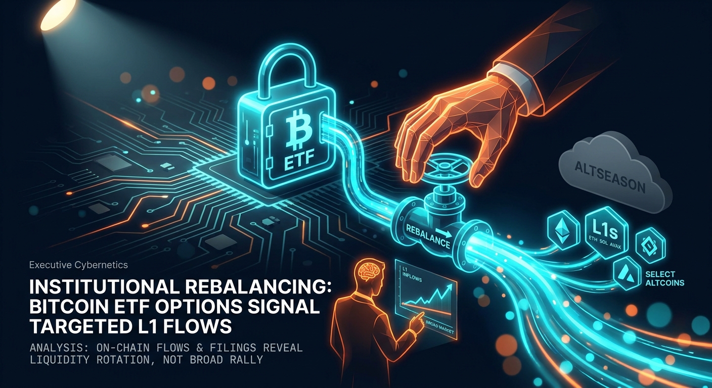 Bitcoin ETF Options Signal Institutional Rebalancing, Driving Capital into Select L1s