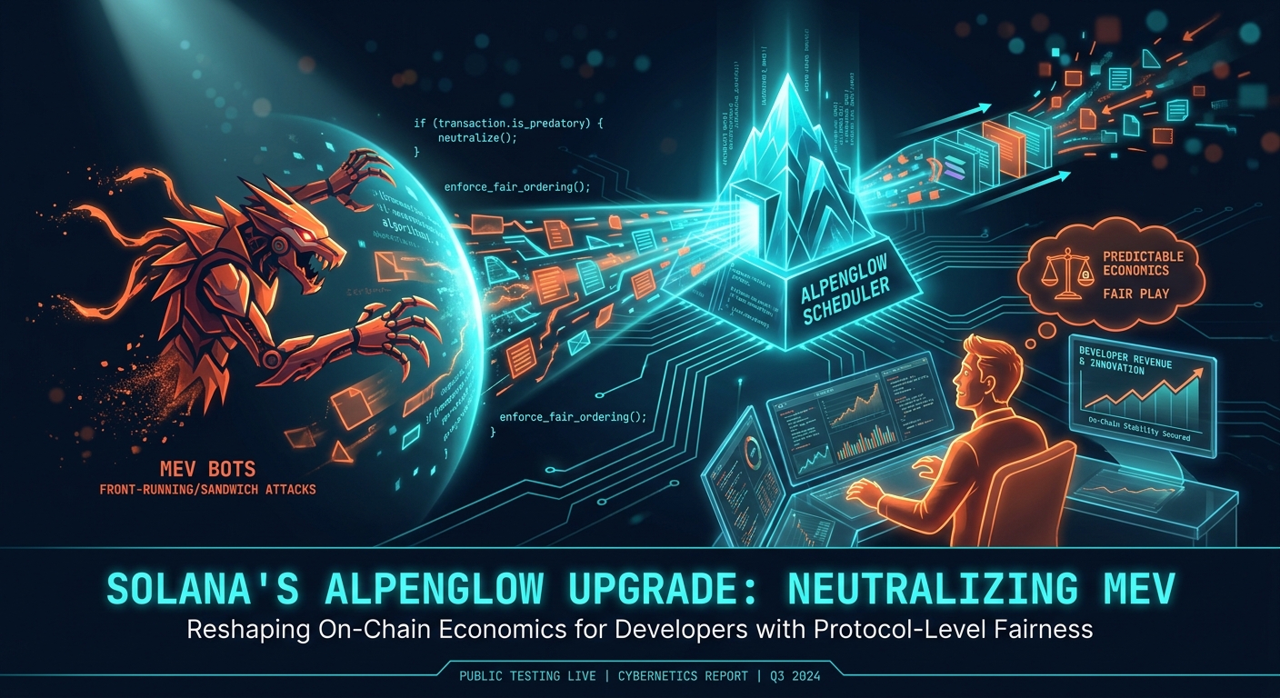 Solana's Alpenglow Upgrade Targets MEV, Reshaping On-Chain Economics for Developers