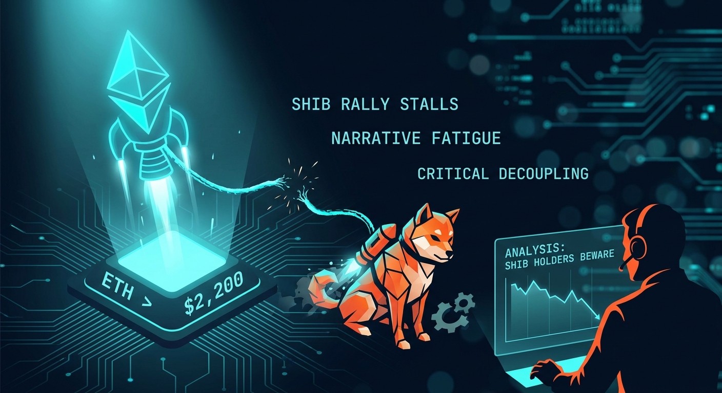 Shiba Inu Rally Stalls Despite Ethereum Bounce, Signaling Narrative Fatigue