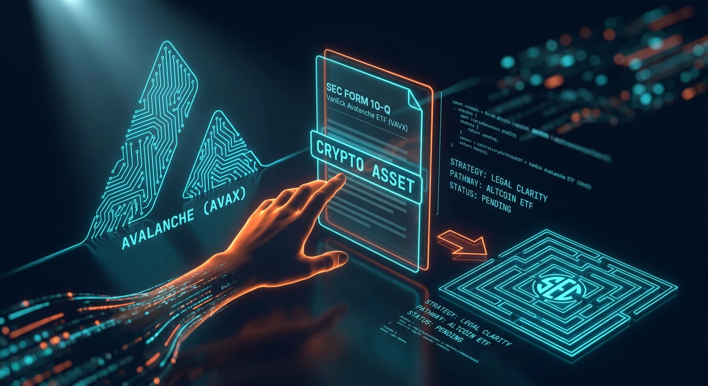 VanEck SEC Filing Defines Avalanche (AVAX) as 'Crypto Asset,' Charting New Path for Altcoin ETFs