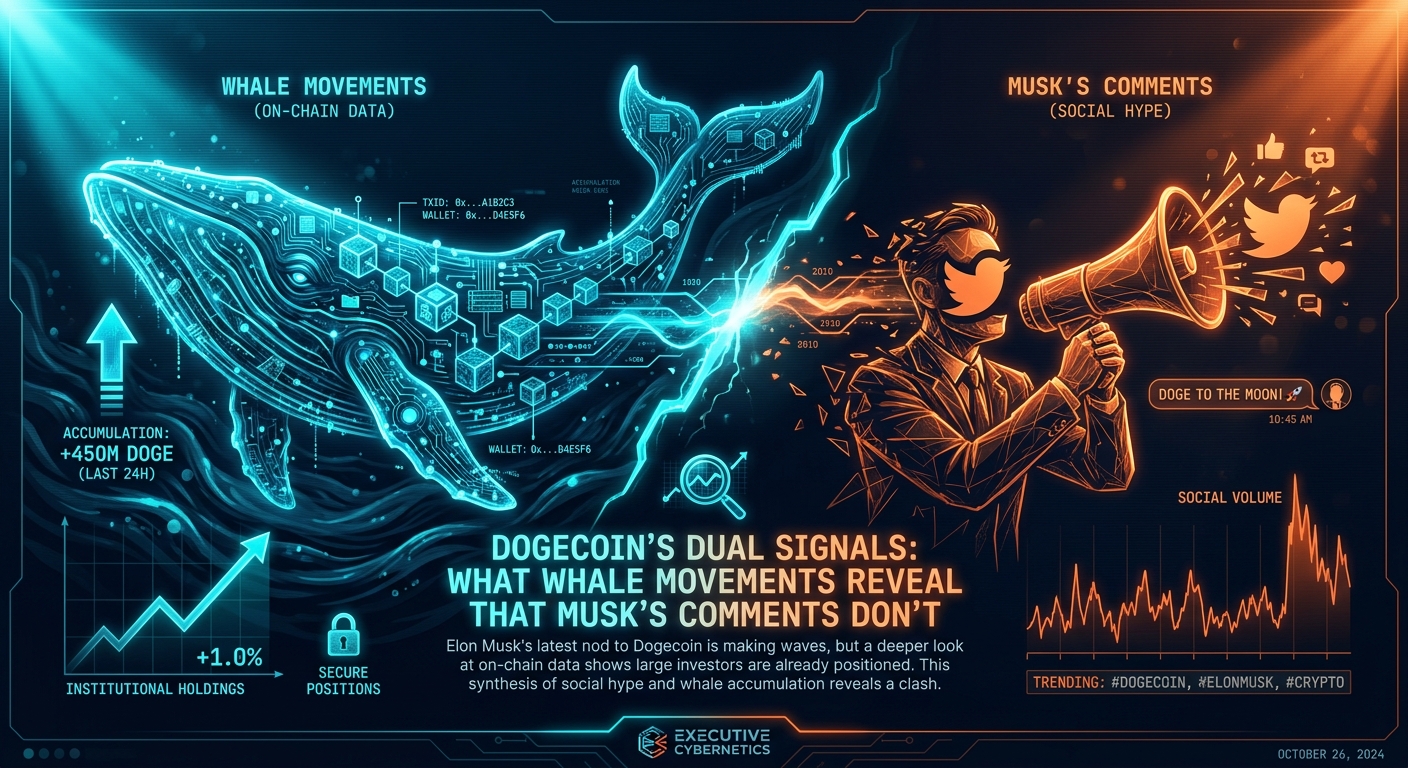 Dogecoin's Dual Signals: What Whale Movements Reveal That Musk's Comments Don't