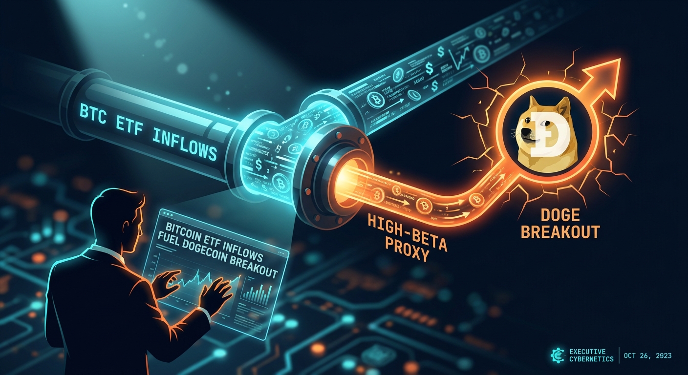 Bitcoin ETF Inflows Fuel Dogecoin Breakout as Capital Seeks High-Beta Proxy