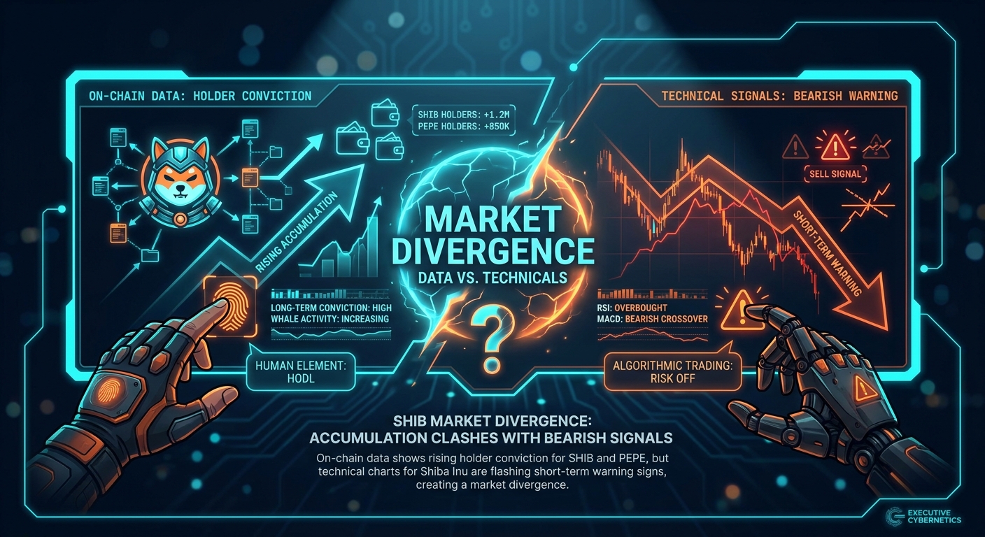 Shiba Inu Accumulation Metrics Clash With Bearish Technical Signals
