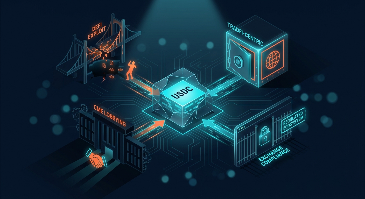 USDC Under Pressure: DeFi Exploit, CME Lobbying Signal Push for Regulated Stablecoin Ecosystem
