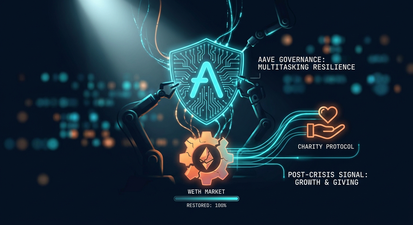 Aave Restores WETH Markets, Pushes New Protocol Growth in Post-Crisis Signal