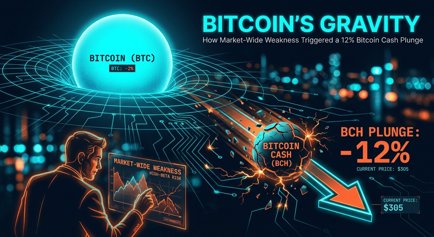 Bitcoin's Gravity: How Market-Wide Weakness Triggered a 12% Bitcoin Cash Plunge