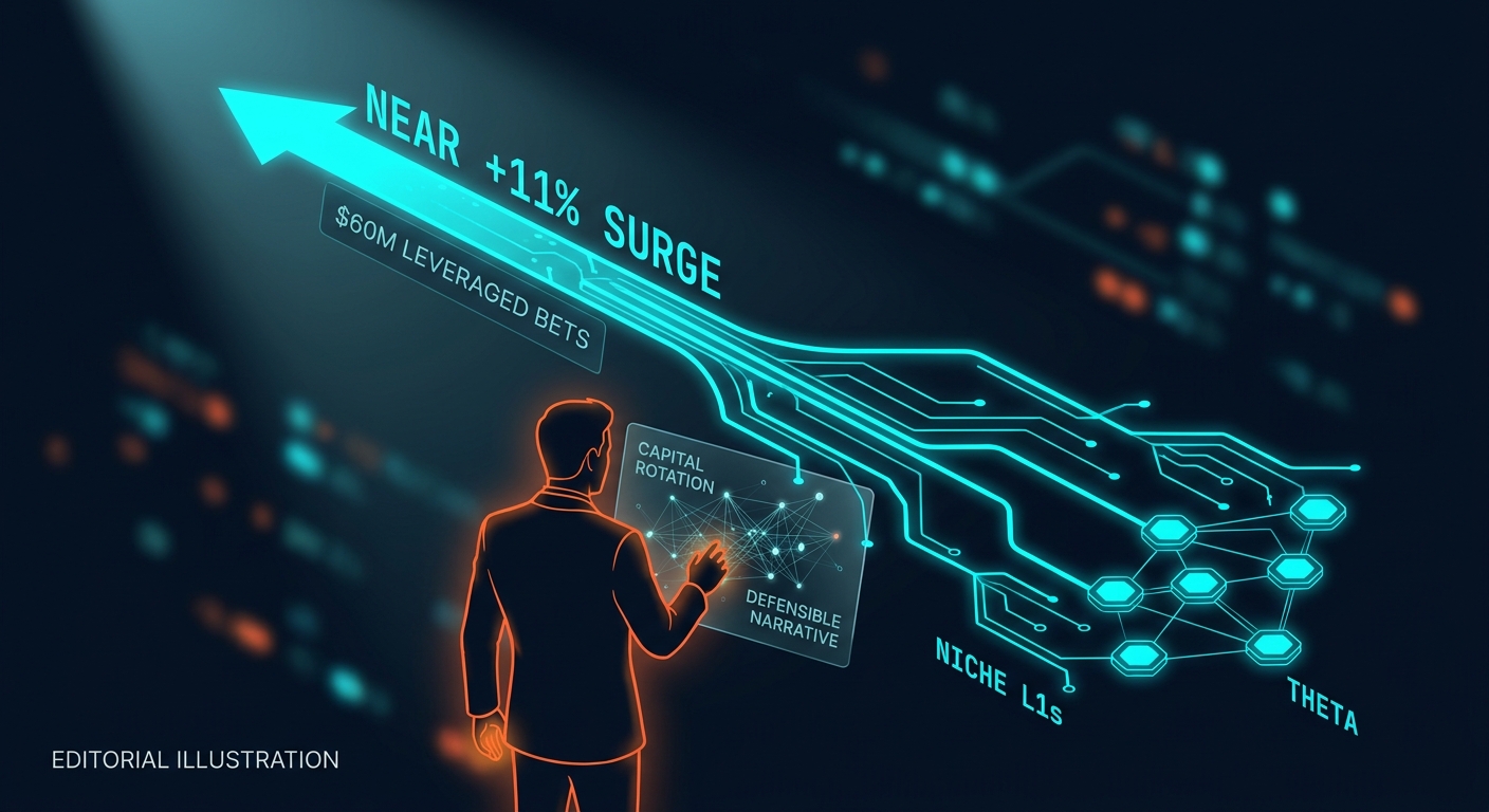 NEAR's $60M Long Surge Signals Capital Rotation to Niche L1s Like Theta