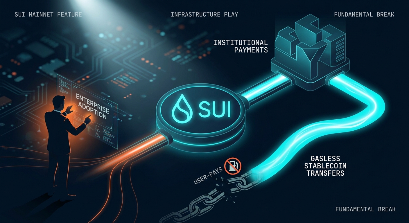 Sui's Gasless Stablecoin Transfers Target Institutional Payments, Challenging Traditional Blockchain UX