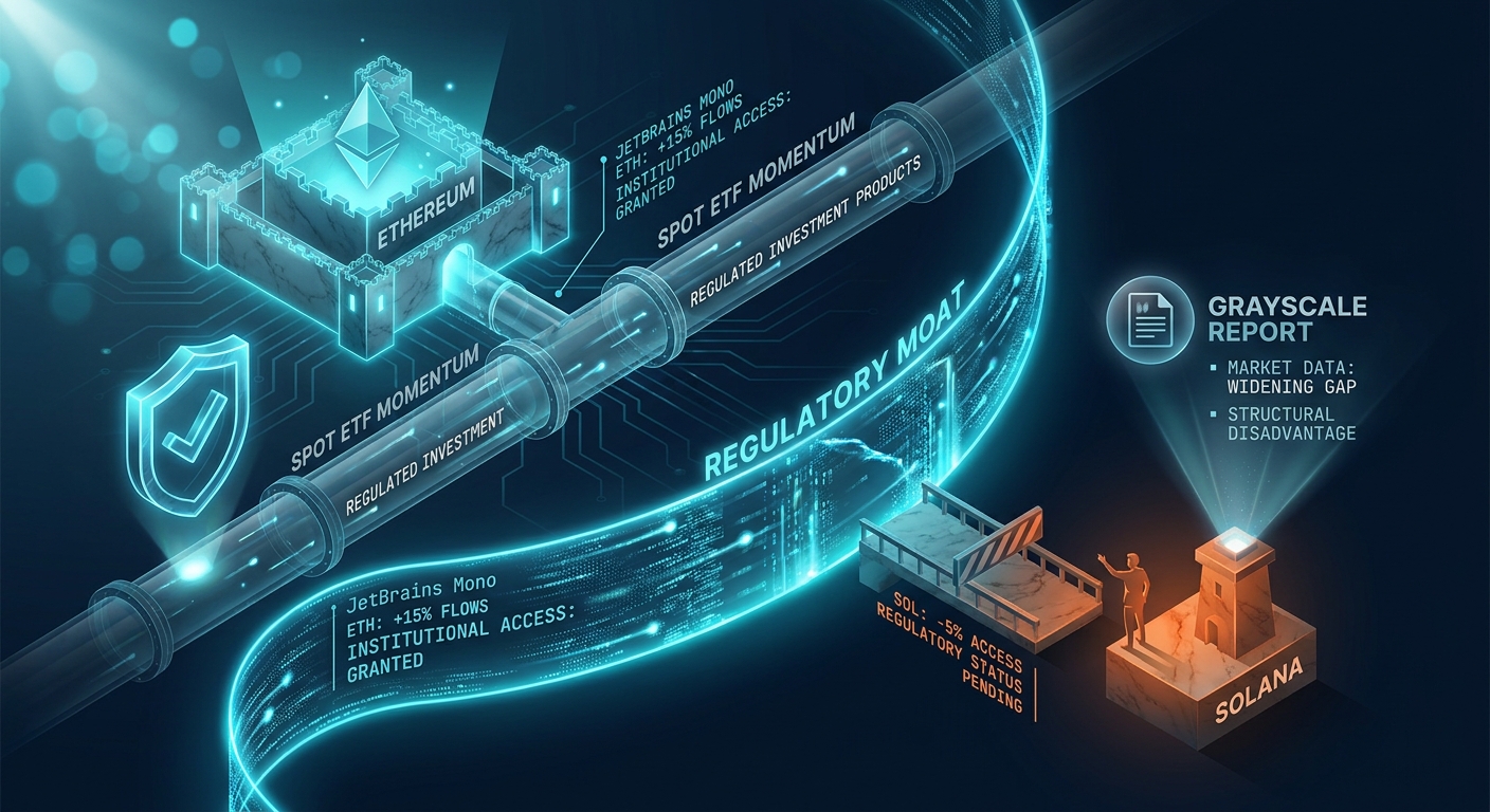 Ethereum's Regulatory Moat: How Spot ETF Momentum is Structurally Disadvantaging Solana