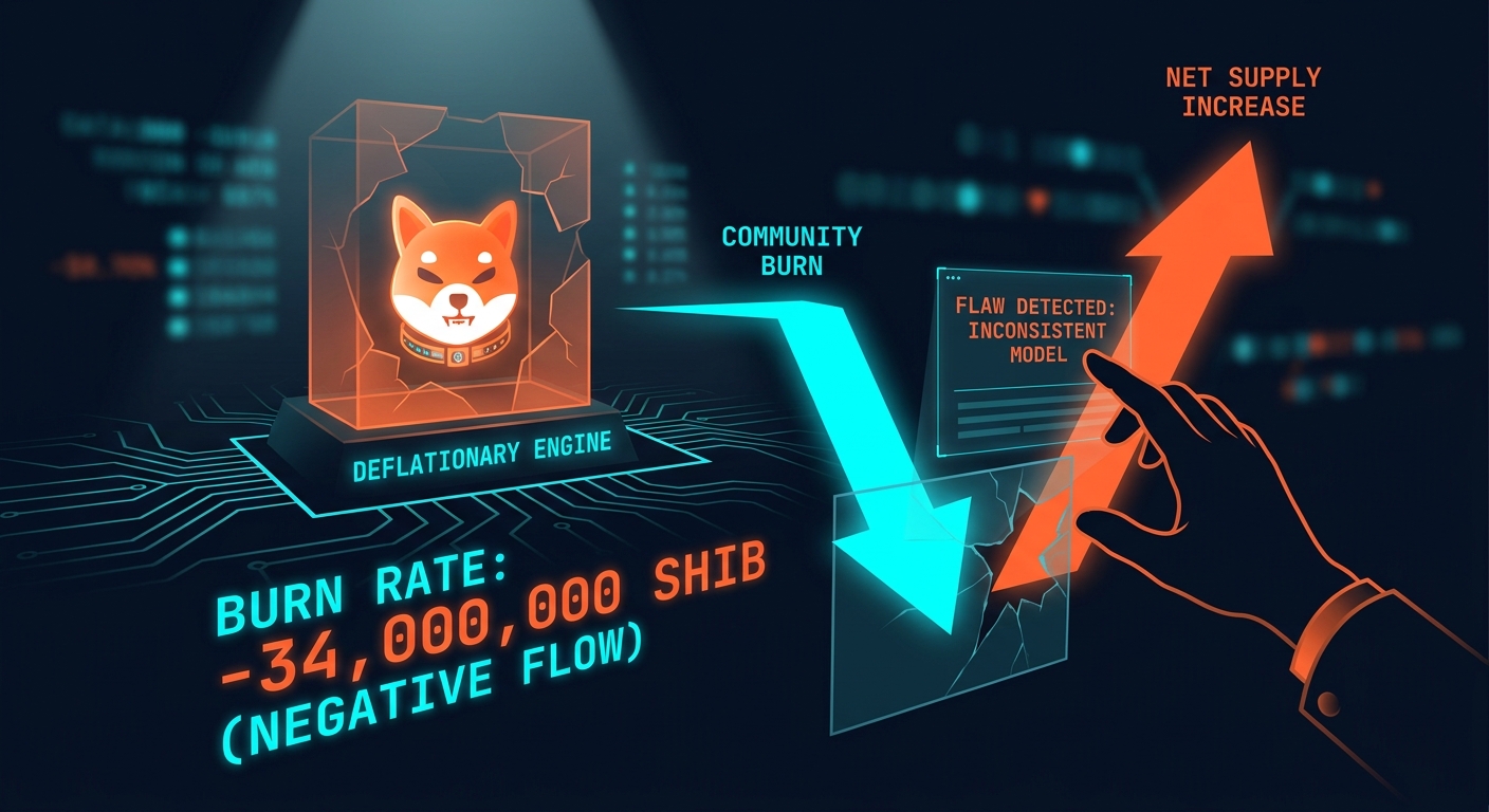Shiba Inu's Negative Burn Rate Exposes Flaw in Deflationary Model