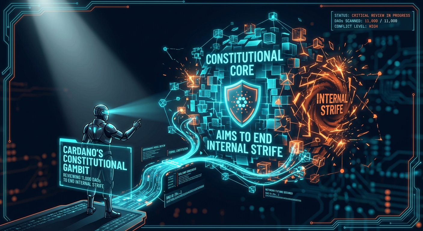 Cardano's Constitutional Gambit: Why a Review of 11,000 DAOs Aims to End Internal Strife