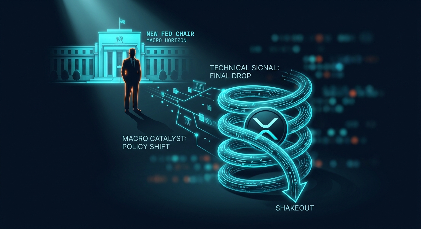 XRP Price Coils for a Shakeout as a New Fed Chair Looms on the Macro Horizon