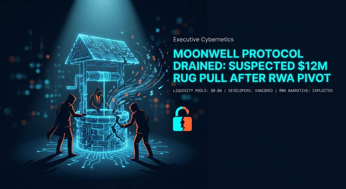 Moonwell Protocol Drained in Suspected $12M Rug Pull After RWA Pivot