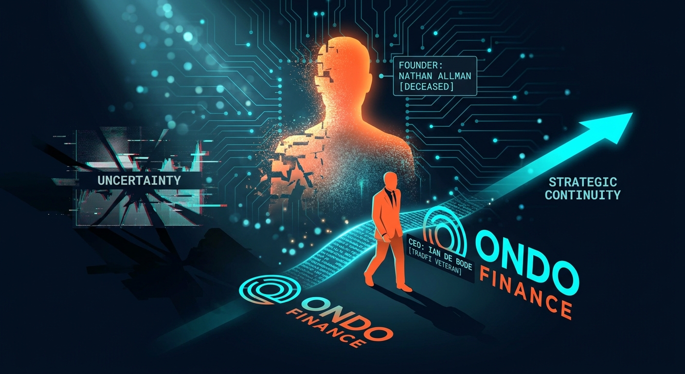 Ondo Finance Founder Nathan Allman Passes Away, Ian De Bode Named CEO