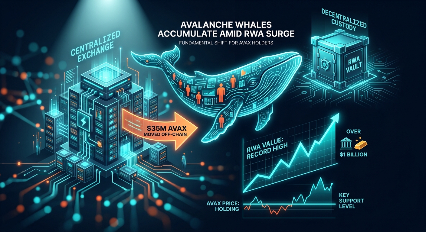 Avalanche Whales Move $35M Off Exchanges as RWA Value Hits Record High