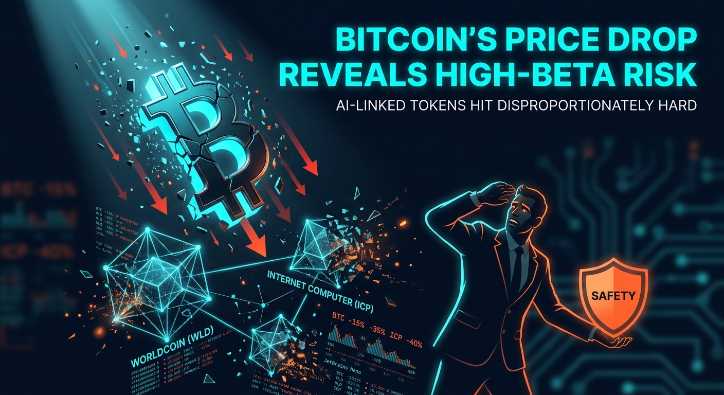 Bitcoin's Price Drop Reveals High-Beta Risk in Worldcoin and Other AI-Linked Tokens