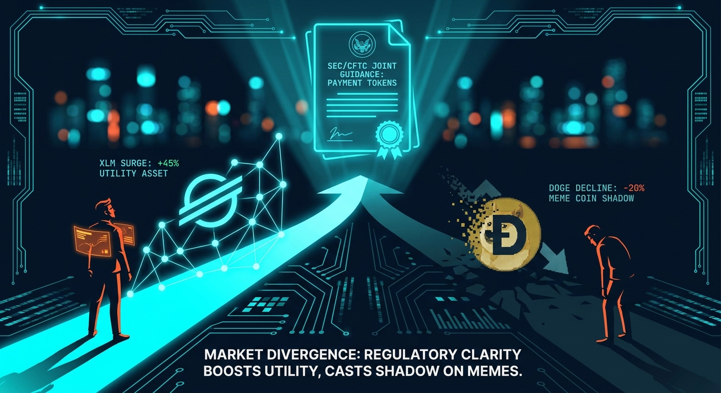 New US Regulatory Framework Triggers XLM Surge, Divides Crypto Market