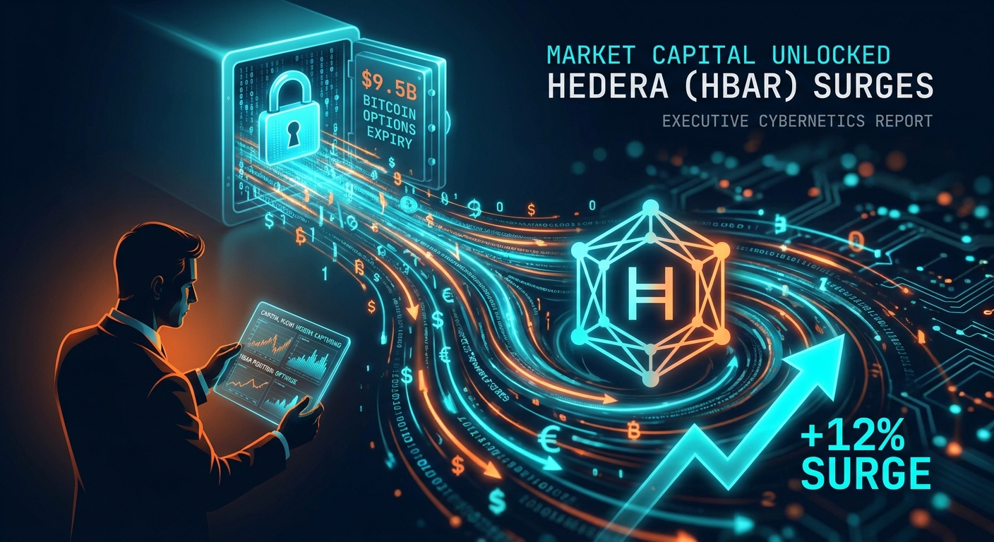 Hedera (HBAR) Surges 12% as $9.5B Bitcoin Options Expiry Unlocks Market Capital