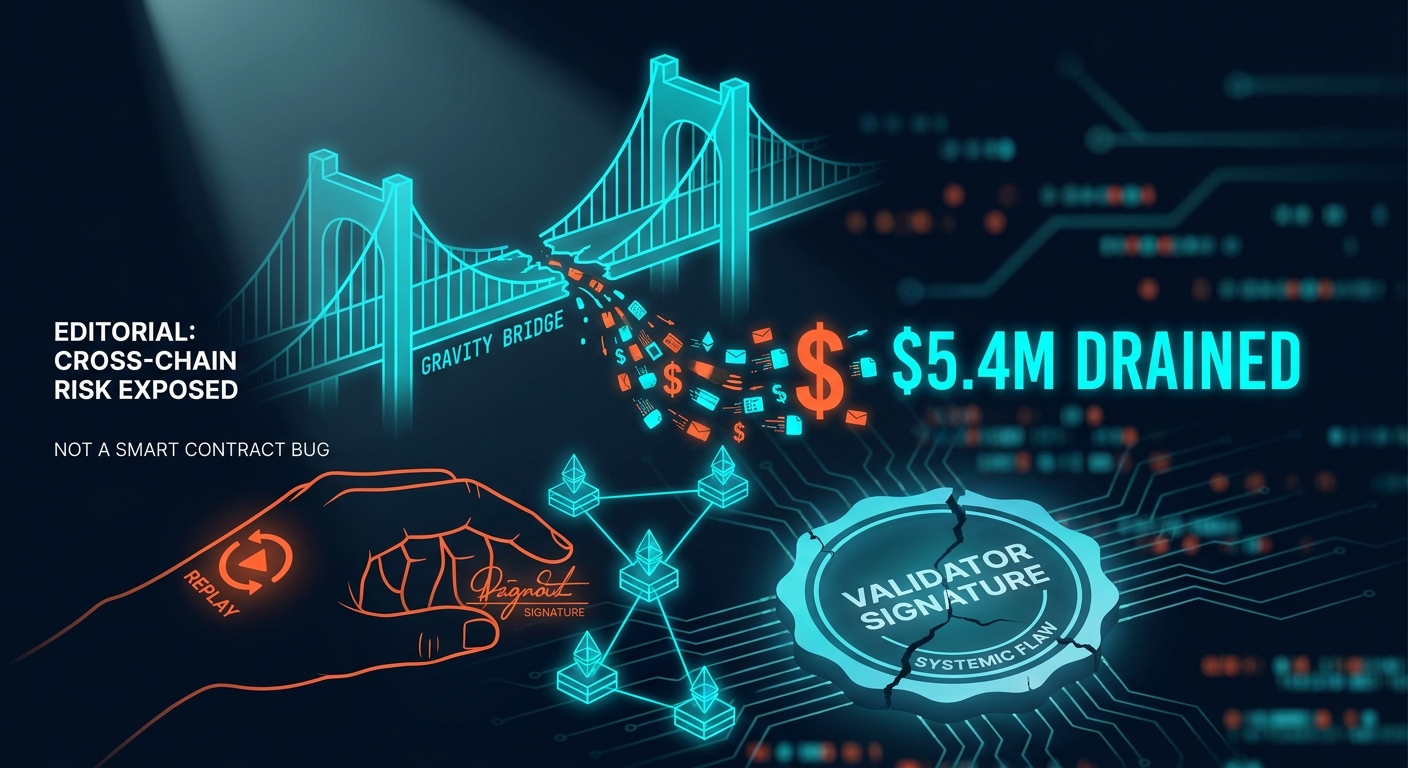Gravity Bridge Exploit Drains $5.4M, Exposing Systemic Ethereum Cross-Chain Validator Flaws