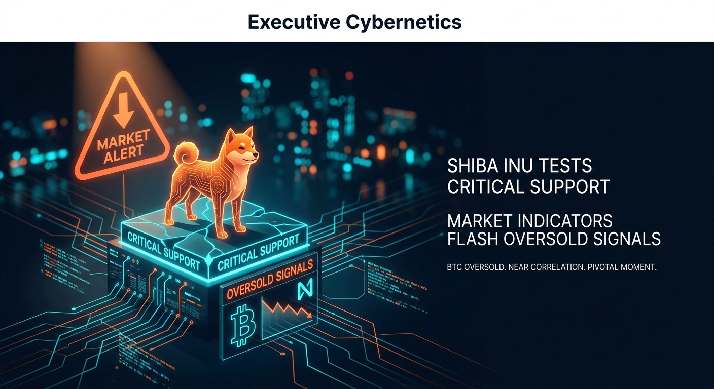 Shiba Inu Tests Critical Support as Market Indicators Flash Oversold Signals