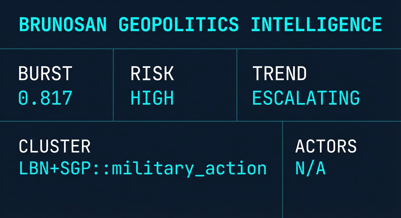 Signal Intelligence: LBN+SGP::military_action