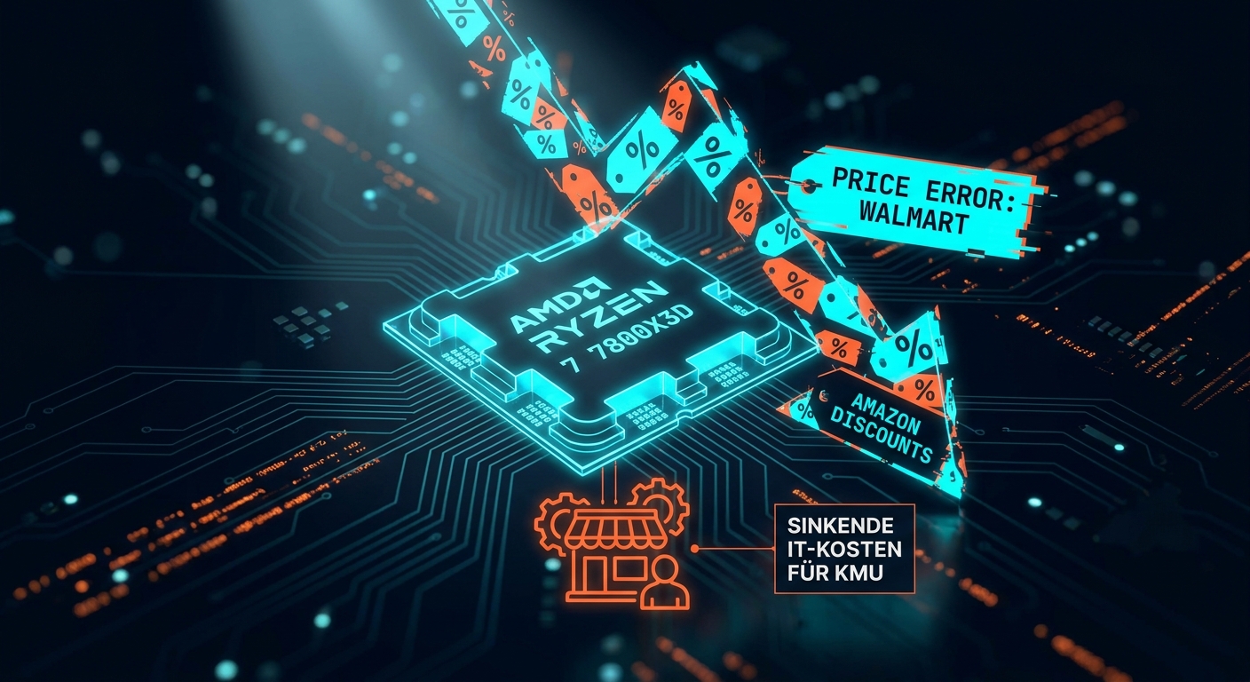 AMD Ryzen 7 7800X3D: Starke Preissenkung bei High-End-CPUs