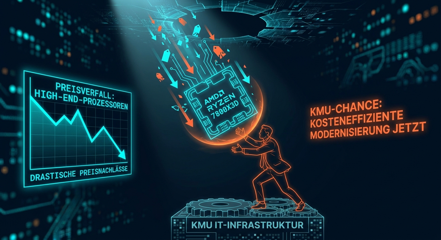 AMD Ryzen 7 7800X3D: Preisverfall bei High-End-Prozessoren