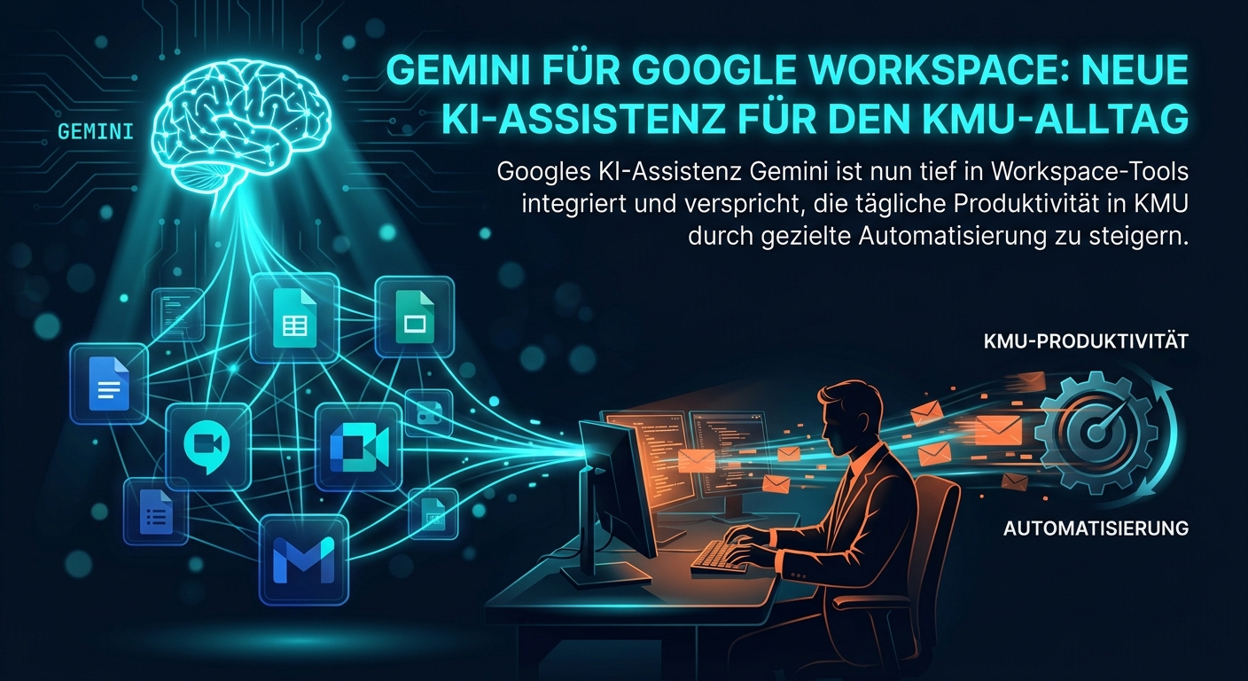 Gemini für Google Workspace: Neue KI-Assistenz für den KMU-Alltag