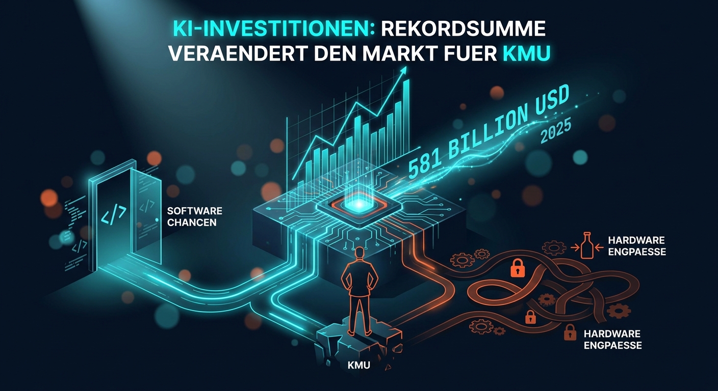 KI-Investitionen: Rekordsumme veraendert den Markt fuer KMU