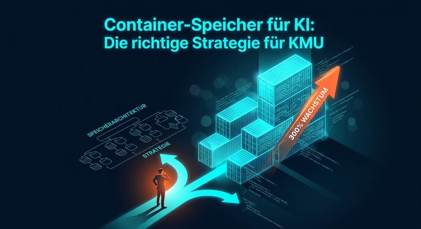 Container-Speicher für KI: Die richtige Strategie für KMU