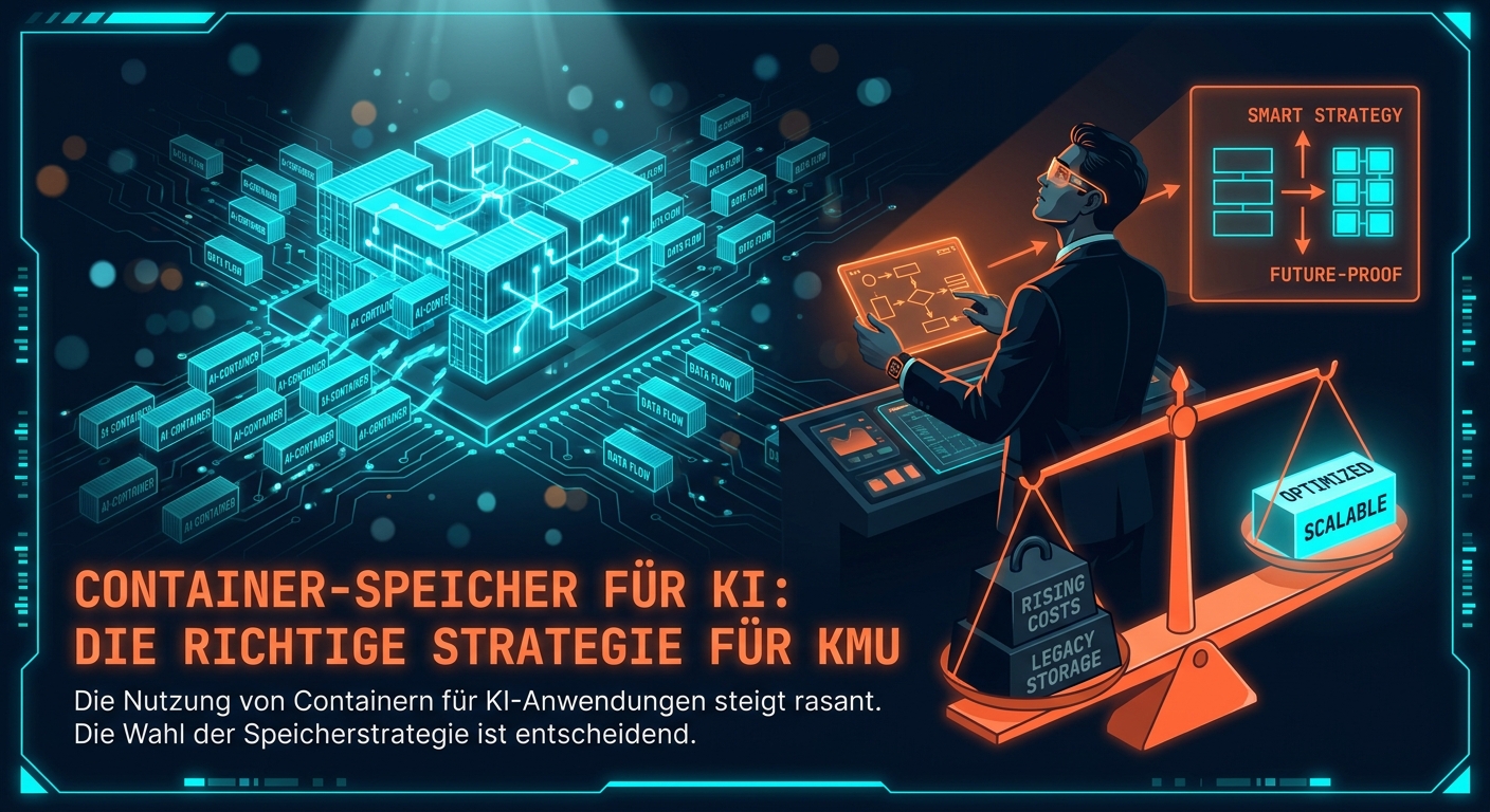 Container-Speicher für KI: Die richtige Strategie für KMU