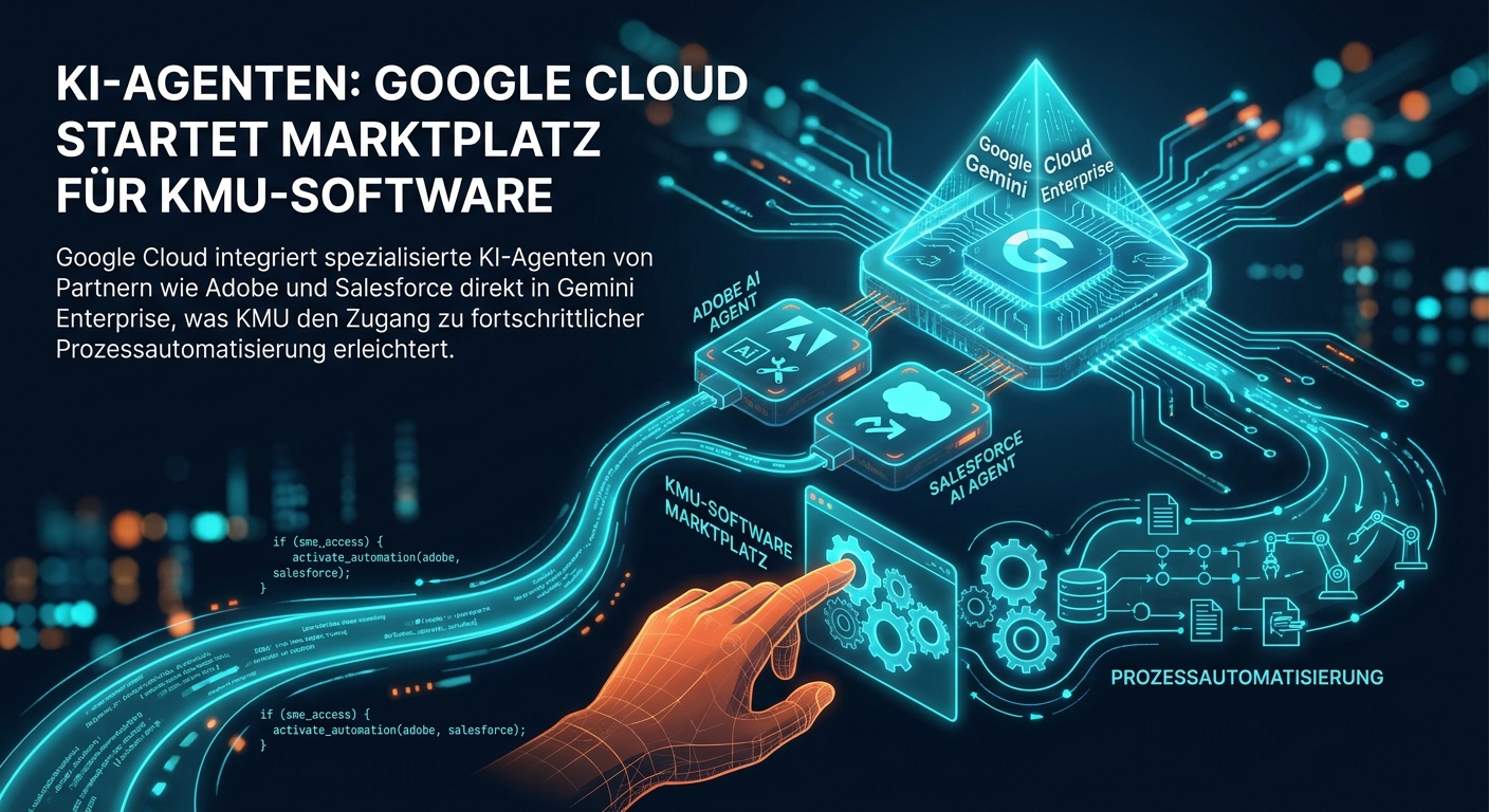 KI-Agenten: Google Cloud startet Marktplatz für KMU-Software